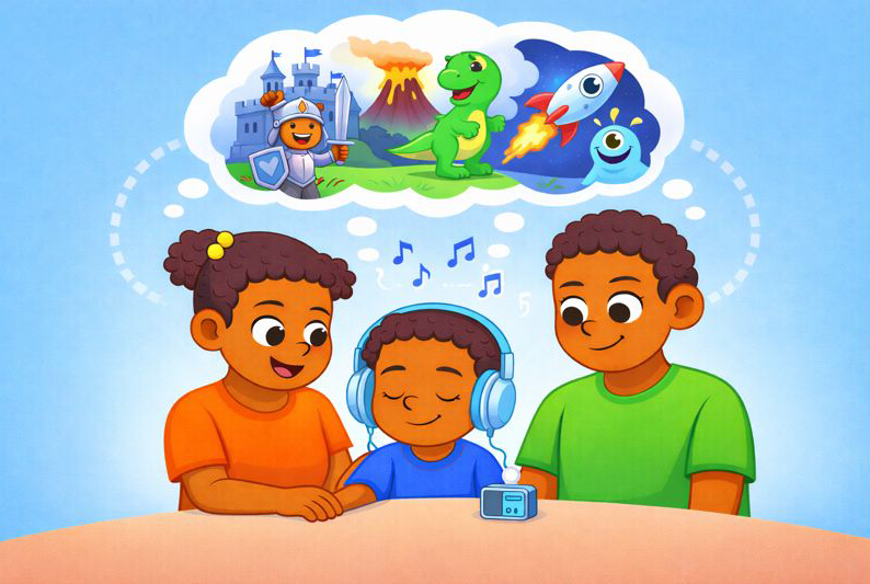 The Role of Audio Stories in Early Imagination