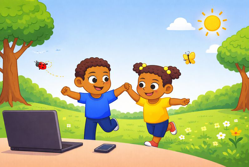 Teaching Kids to Take Screen Breaks Naturally