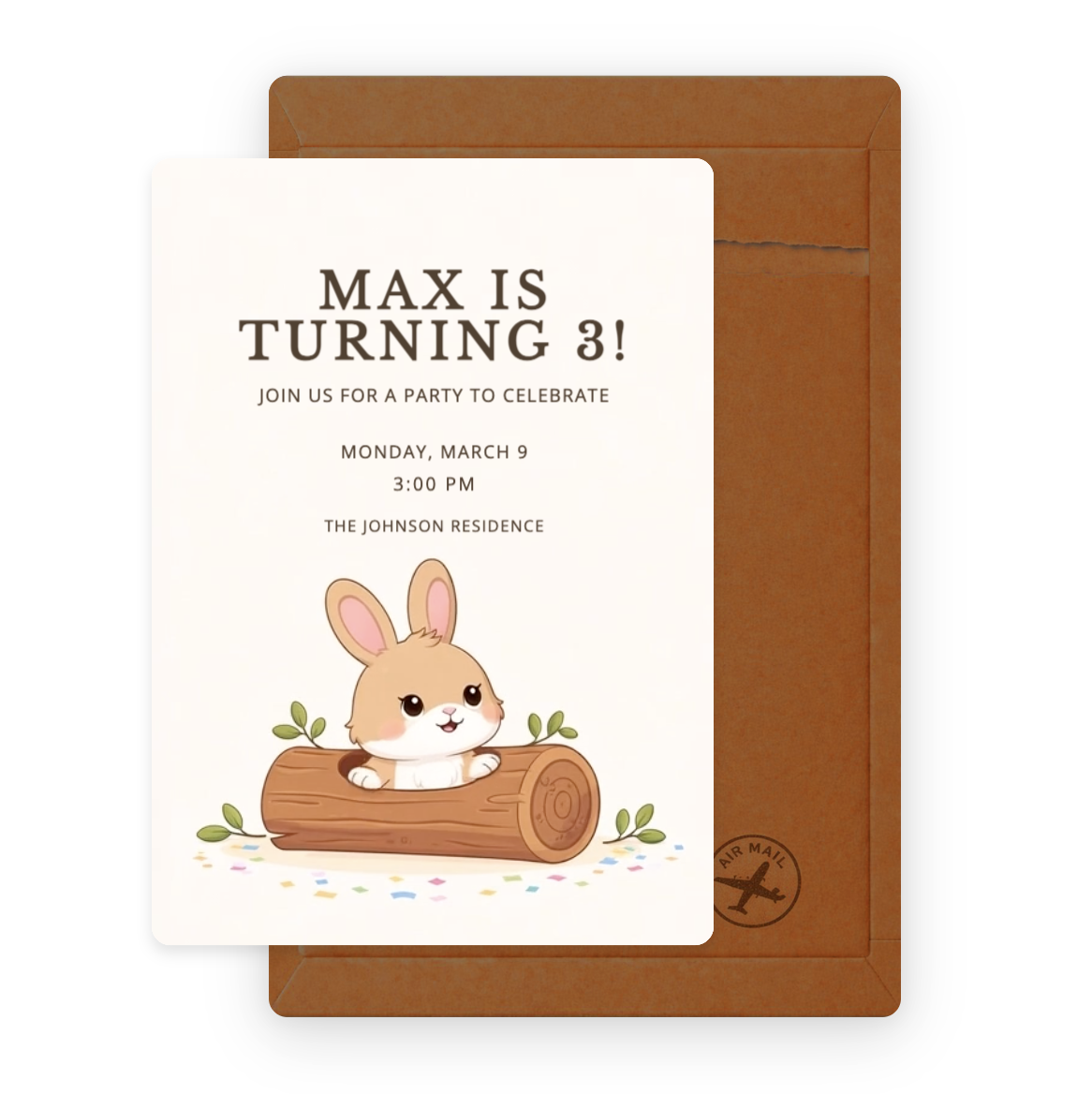 Woodland Bunny Birthday