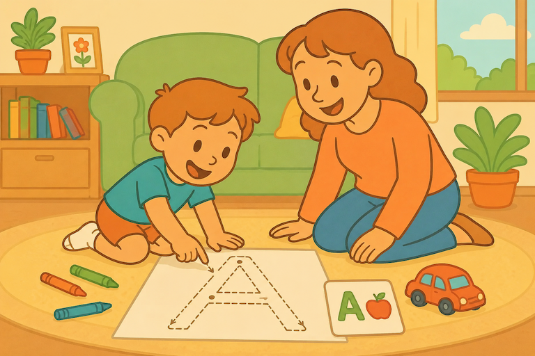 Trace the Alphabet Path