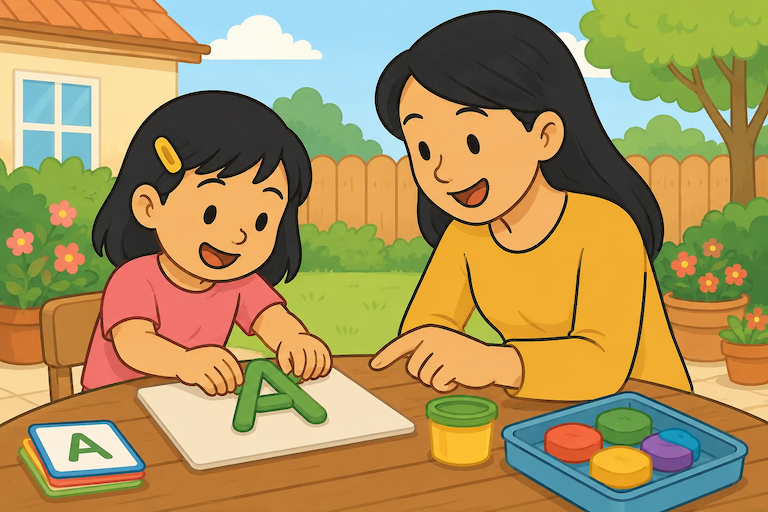 Playdough Letter Builder