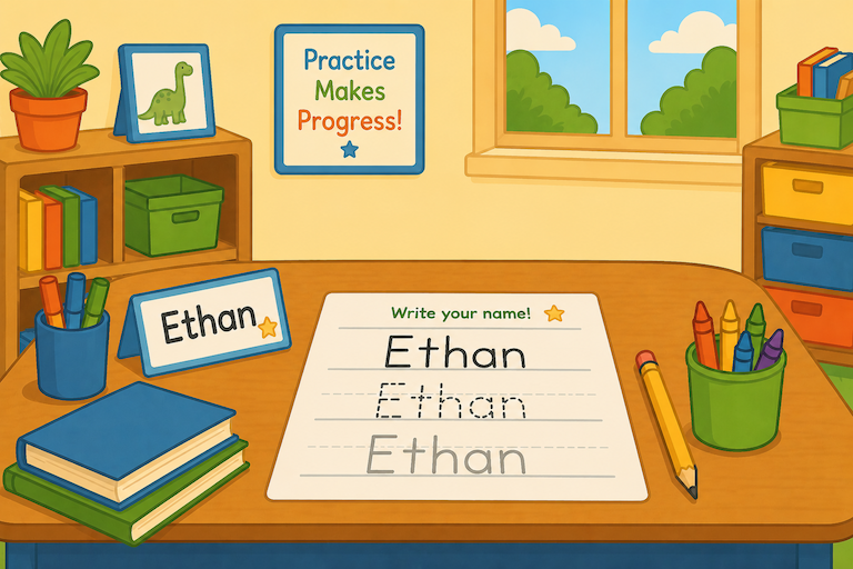 Name Writing Practice