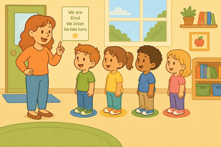 Line Up Like School