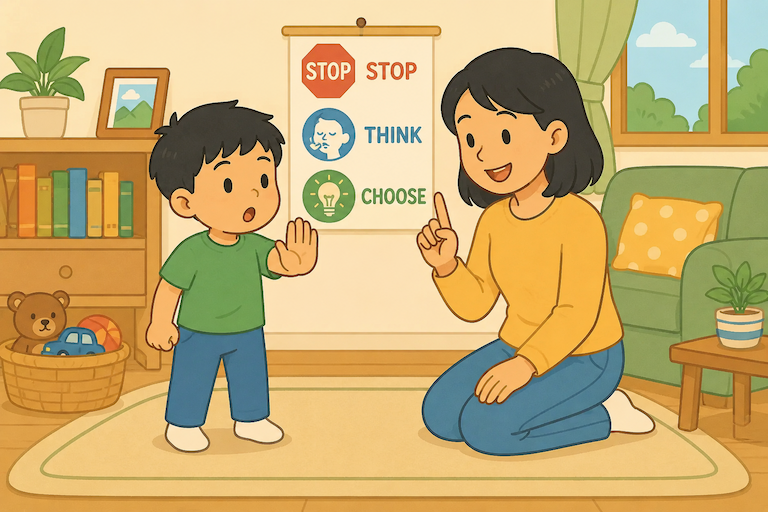 Stop &amp; Think Pause