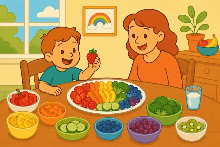 Rainbow Plate Challenge