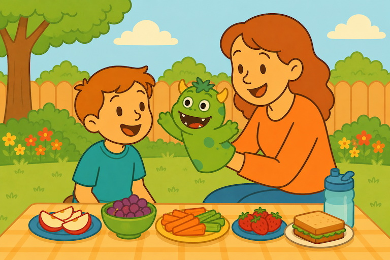 Puppet Food Talk