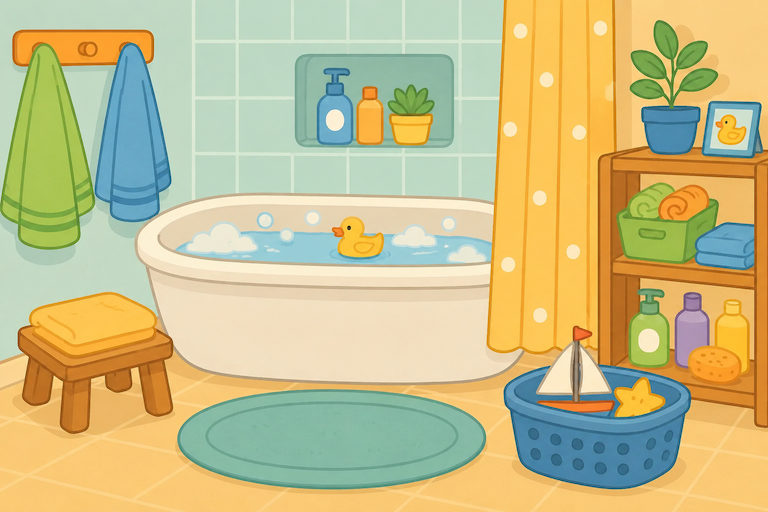 Bath Time Routine Practice