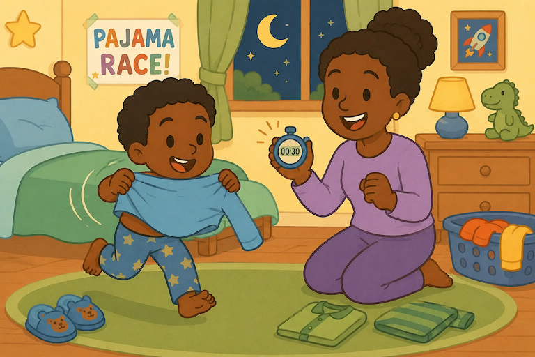 Pajama Race Game