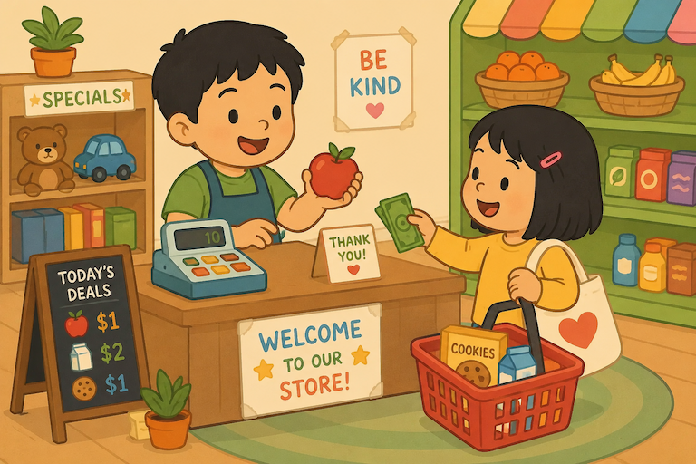 Pretend Store Game