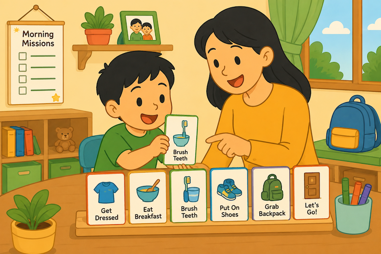Morning Mission Cards