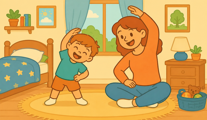 Wake-Up Stretch Game