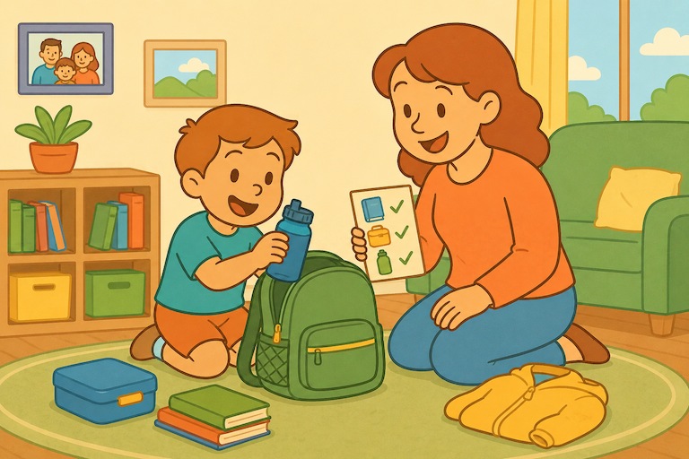 Backpack Prep Game