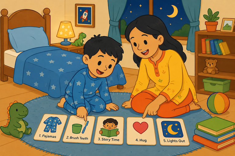 Bedtime Sequence Practice
