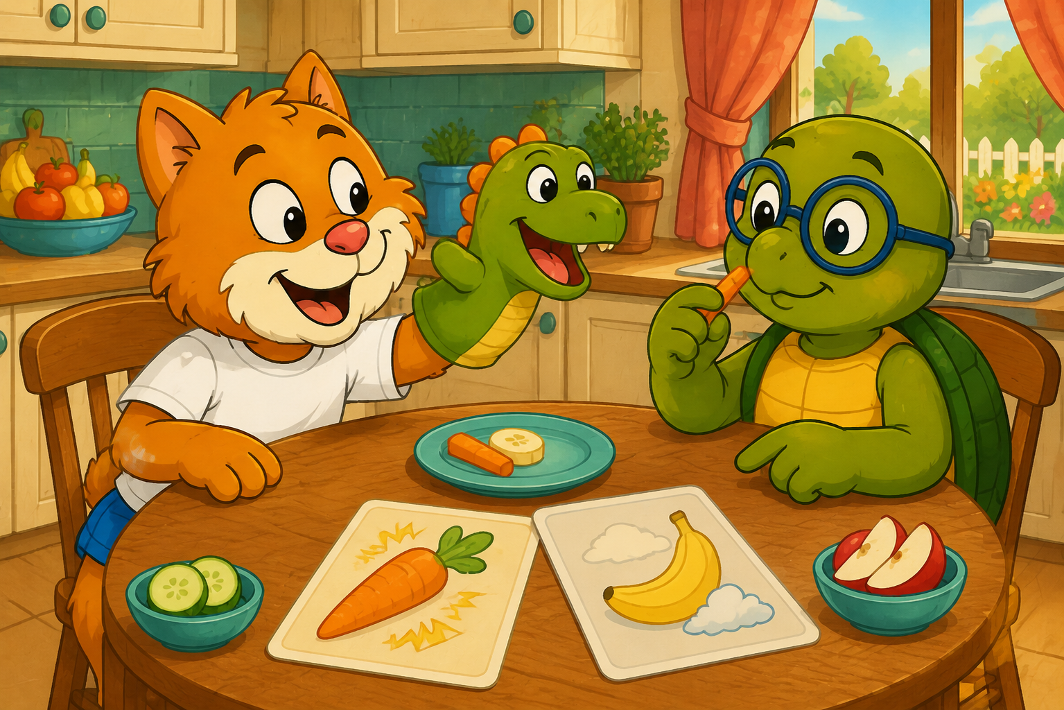 Puppet Food Talk