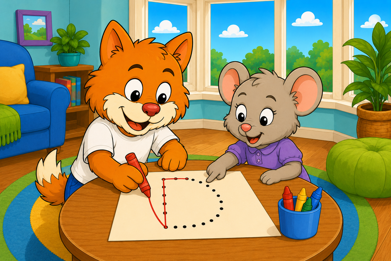 Connect-the-Dot Letters
