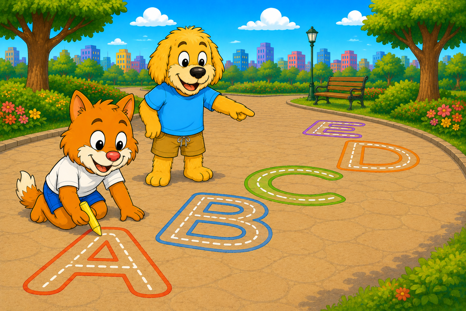 Trace the Alphabet Path
