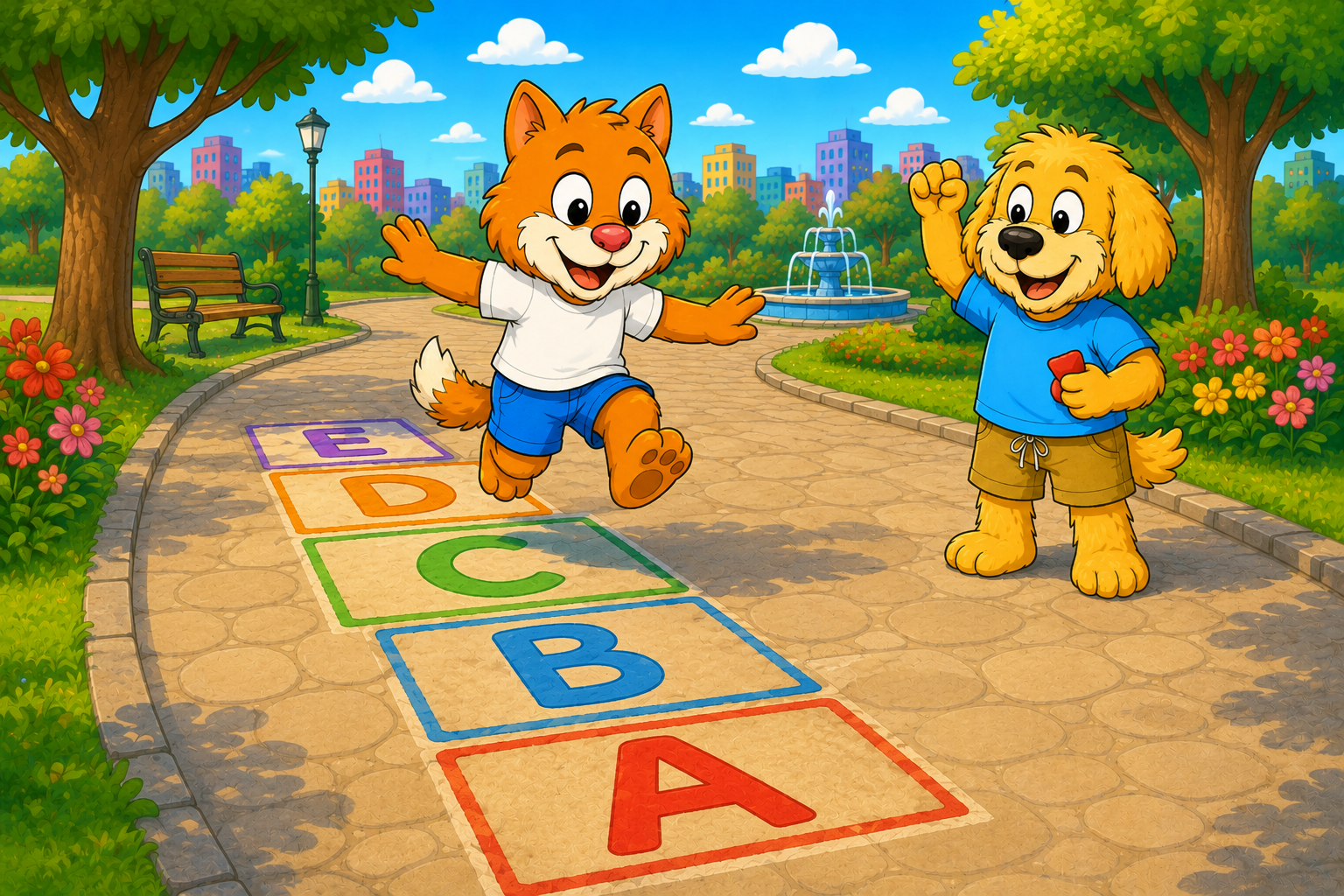 Letter Hopscotch
