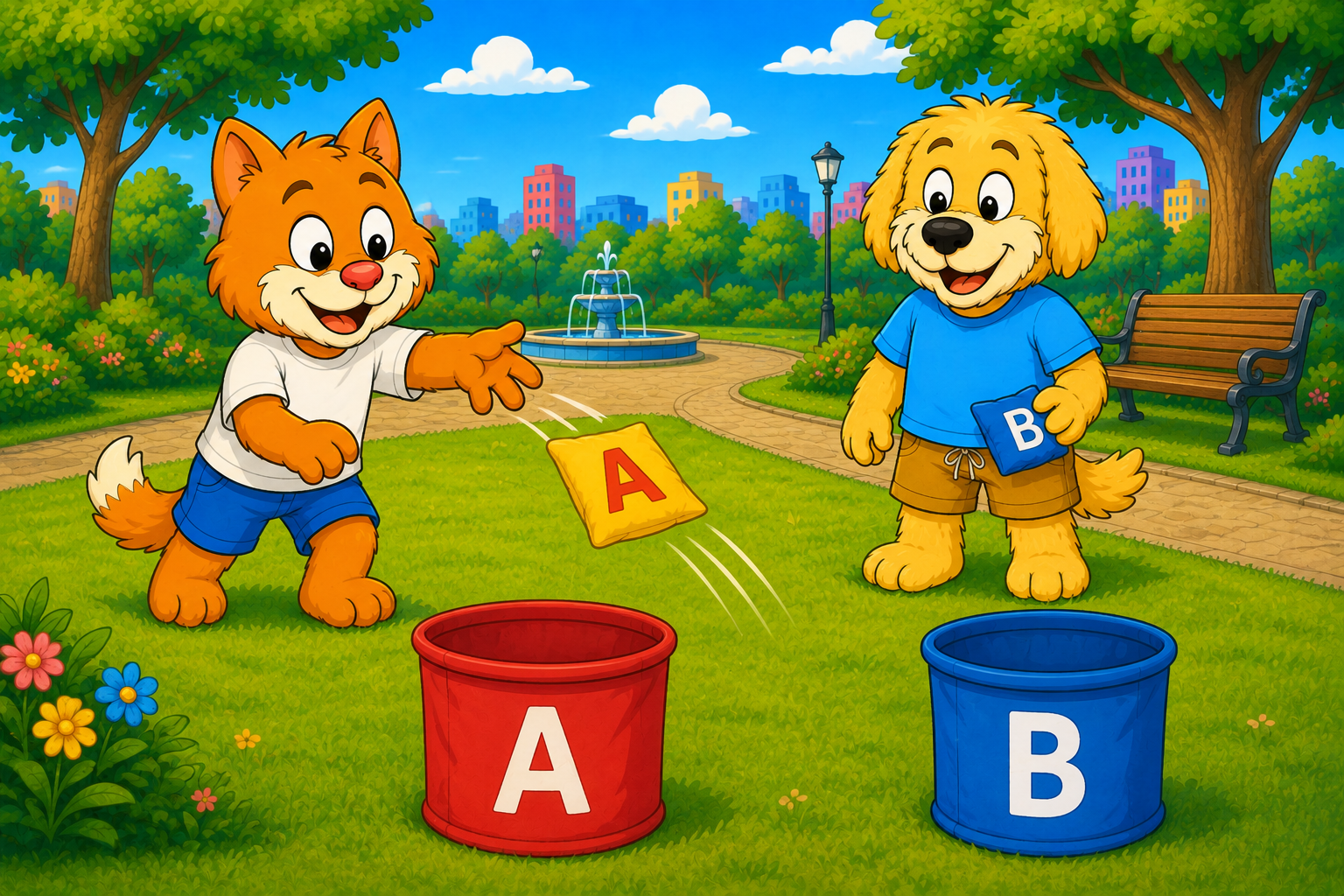 Letter Toss Game