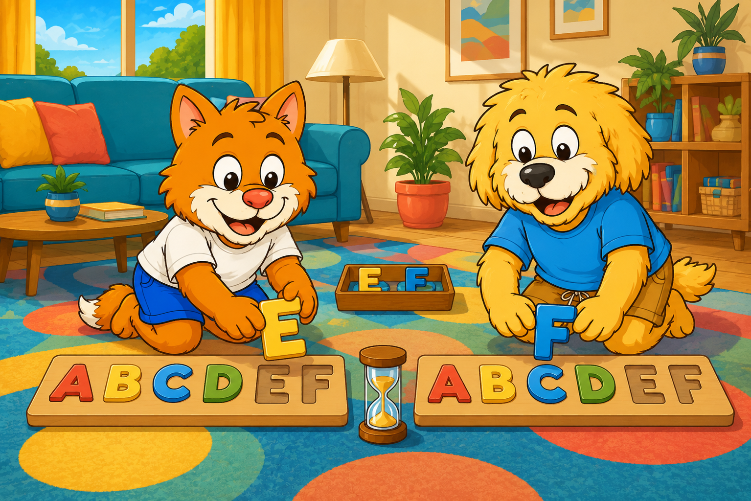 Alphabet Puzzle Race