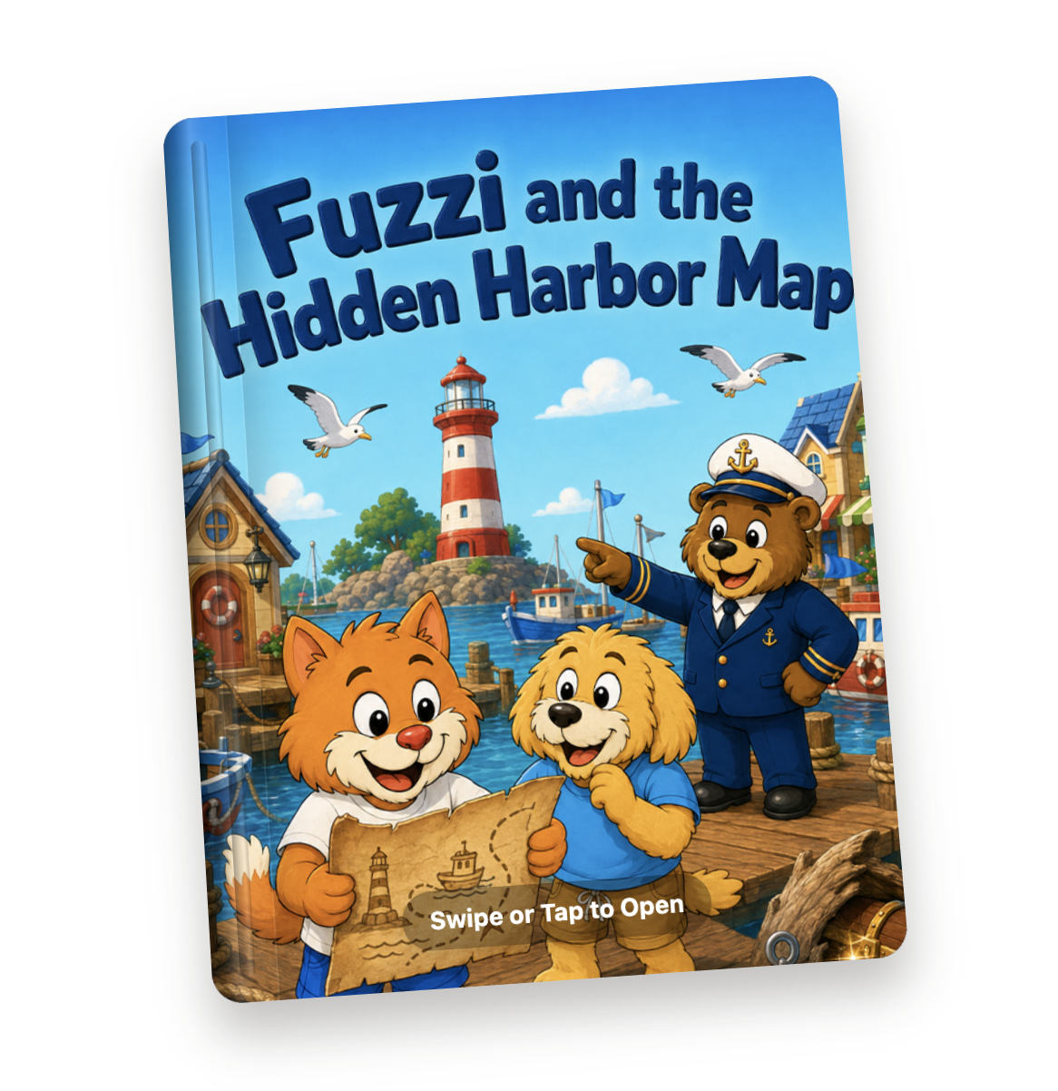 Fuzzi and the Hidden Harbor Map
