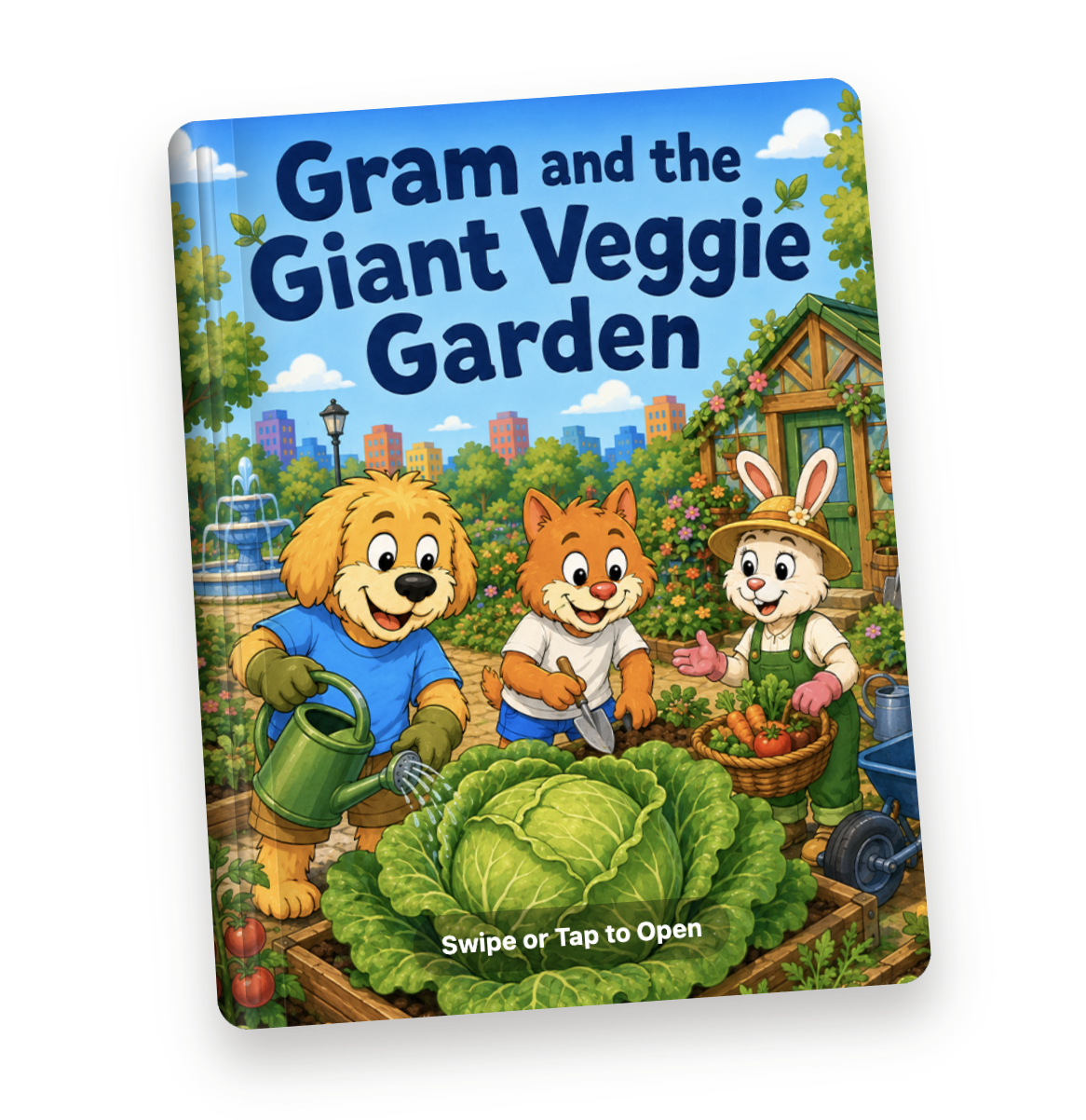 Gram and the Giant Veggie Garden