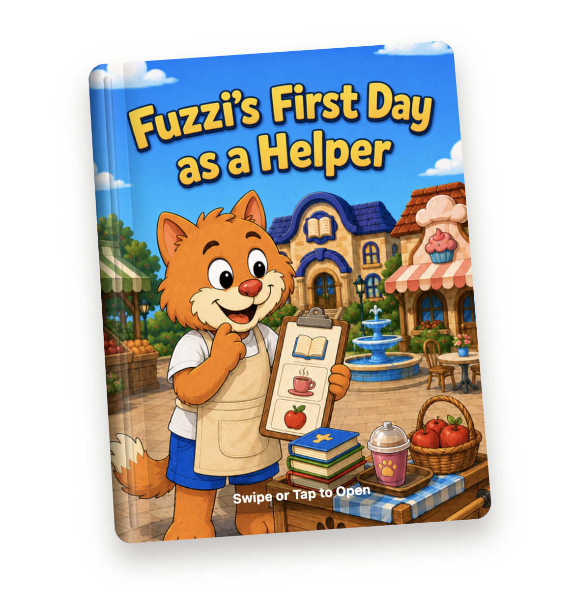 Fuzzi's First Day as a Helper