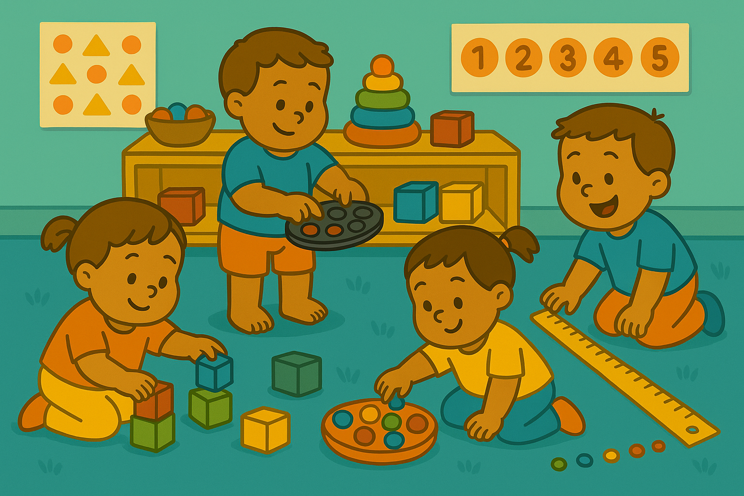 Play Based Math Learning Play-Based Math: Counting, Sorting, Measuring Through Fun — Fuzzigram