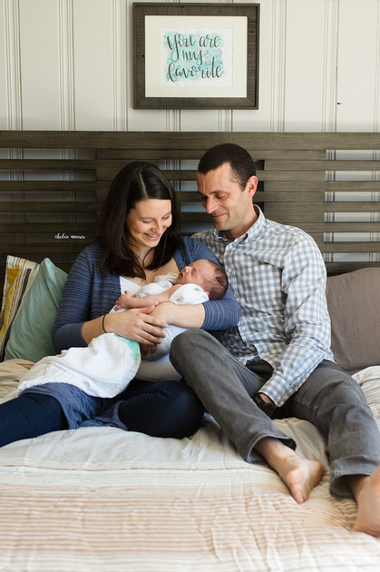 In-Home Newborn Lifestyle Session Metro Detroit Newborn Photographer