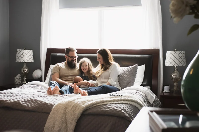 In-home Newborn Lifestyle Photography in Detroit MI