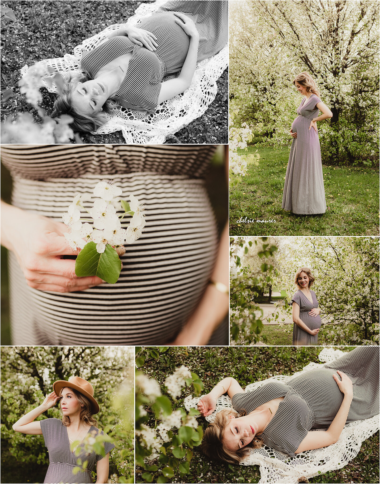 A Spring Maternity Photo Session in Macomb, MI