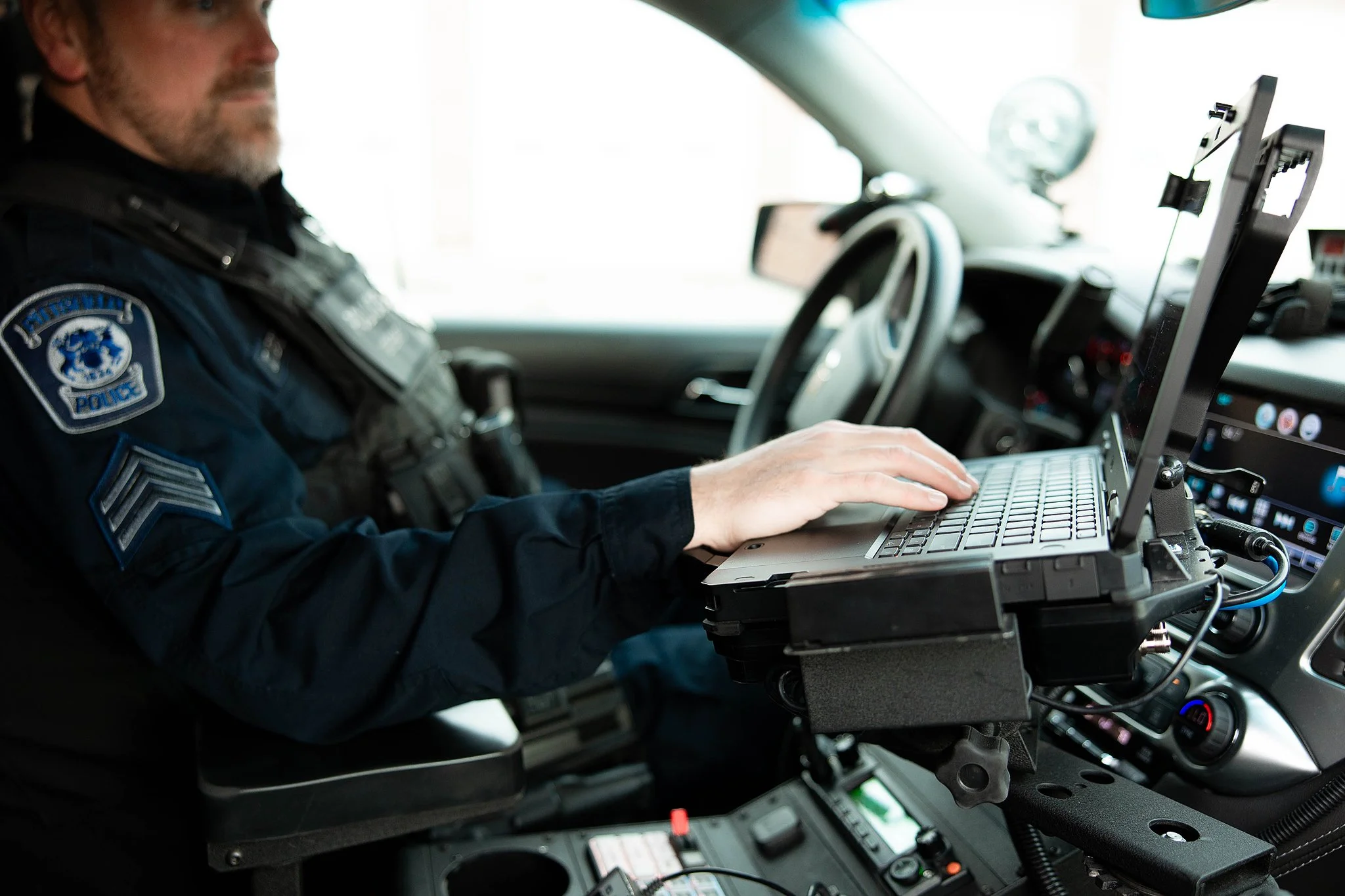 police officer photography macomb mi