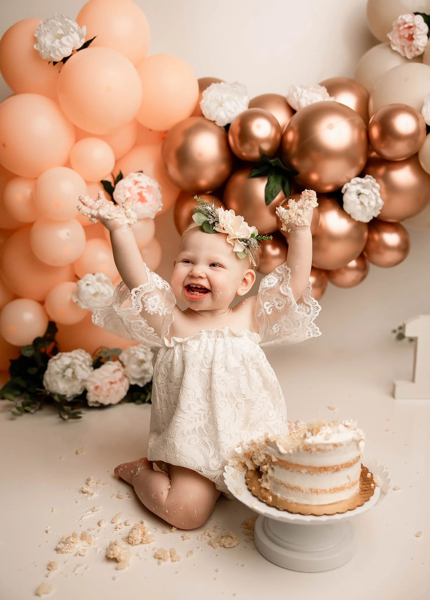 cake smash photography clinton township michigan