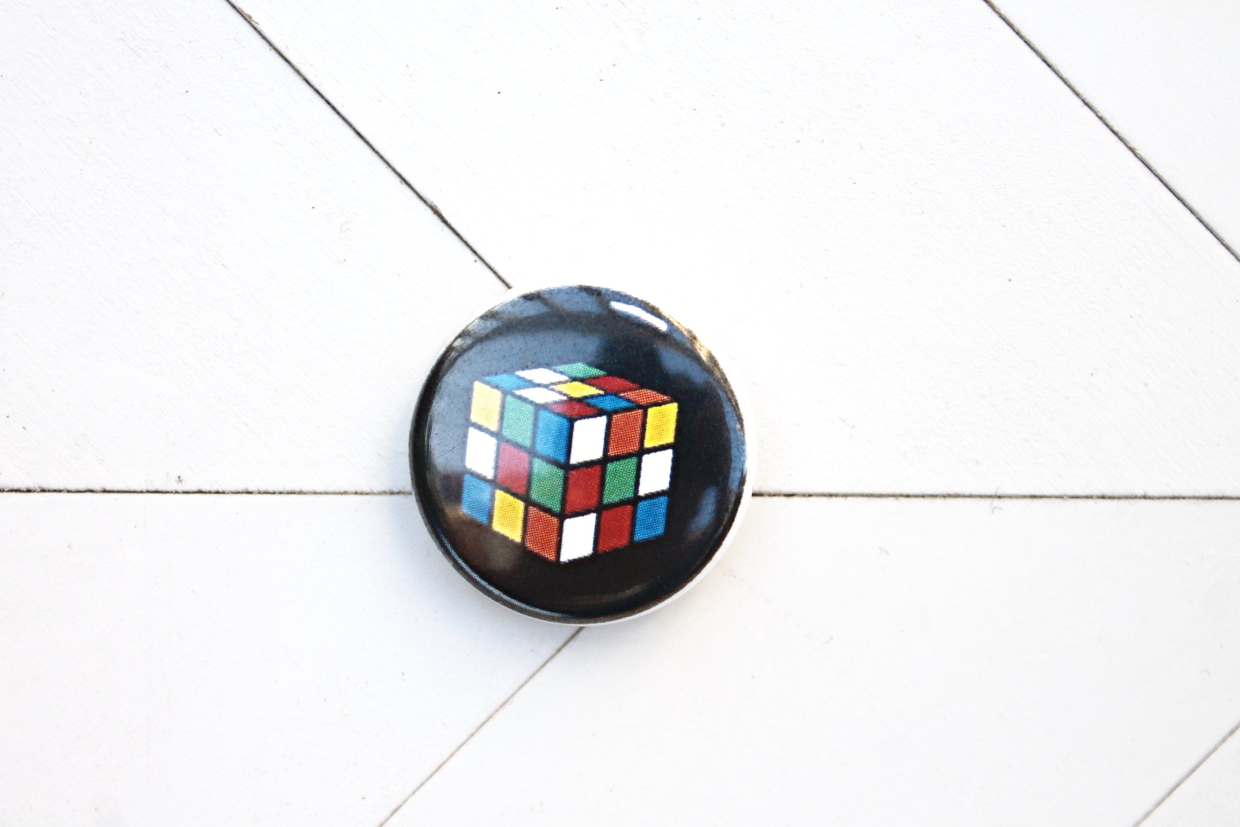 Rubik's Cube Mini Button