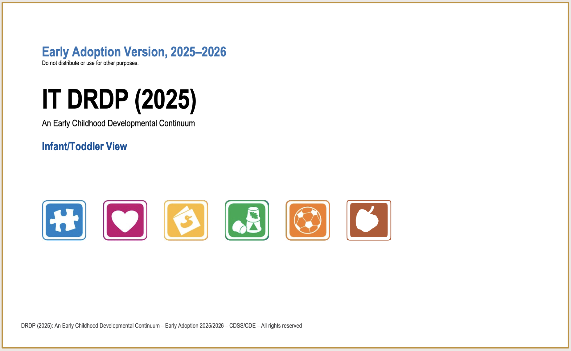 Visual of the IT DRDP (2025) Instrument