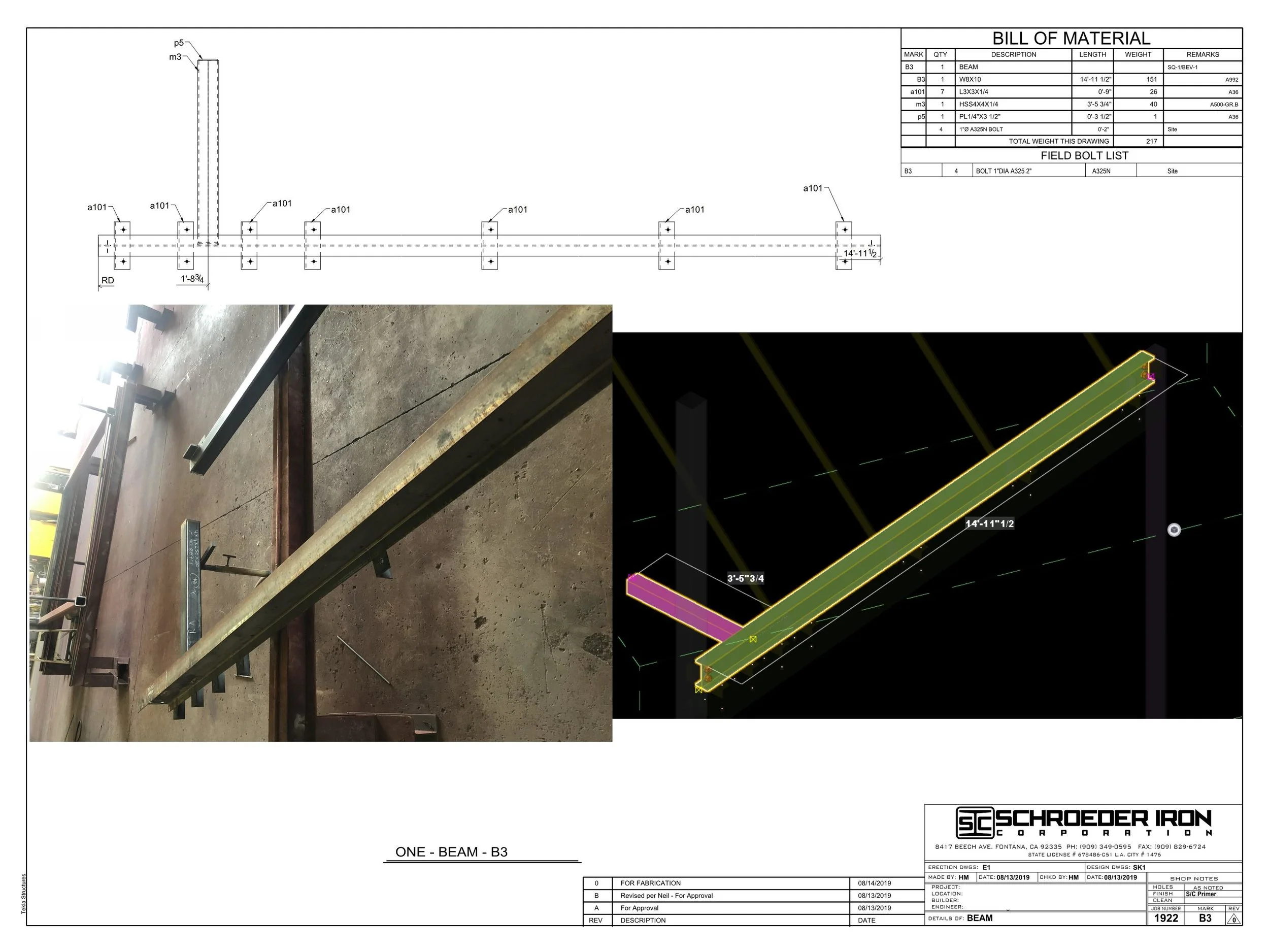 From 3D model, to paper, to steel we can control every aspect of your project.