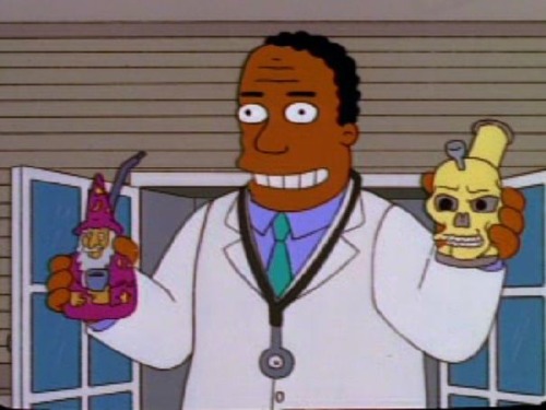 Homor Simpsons doctor supports meddical marijuana.