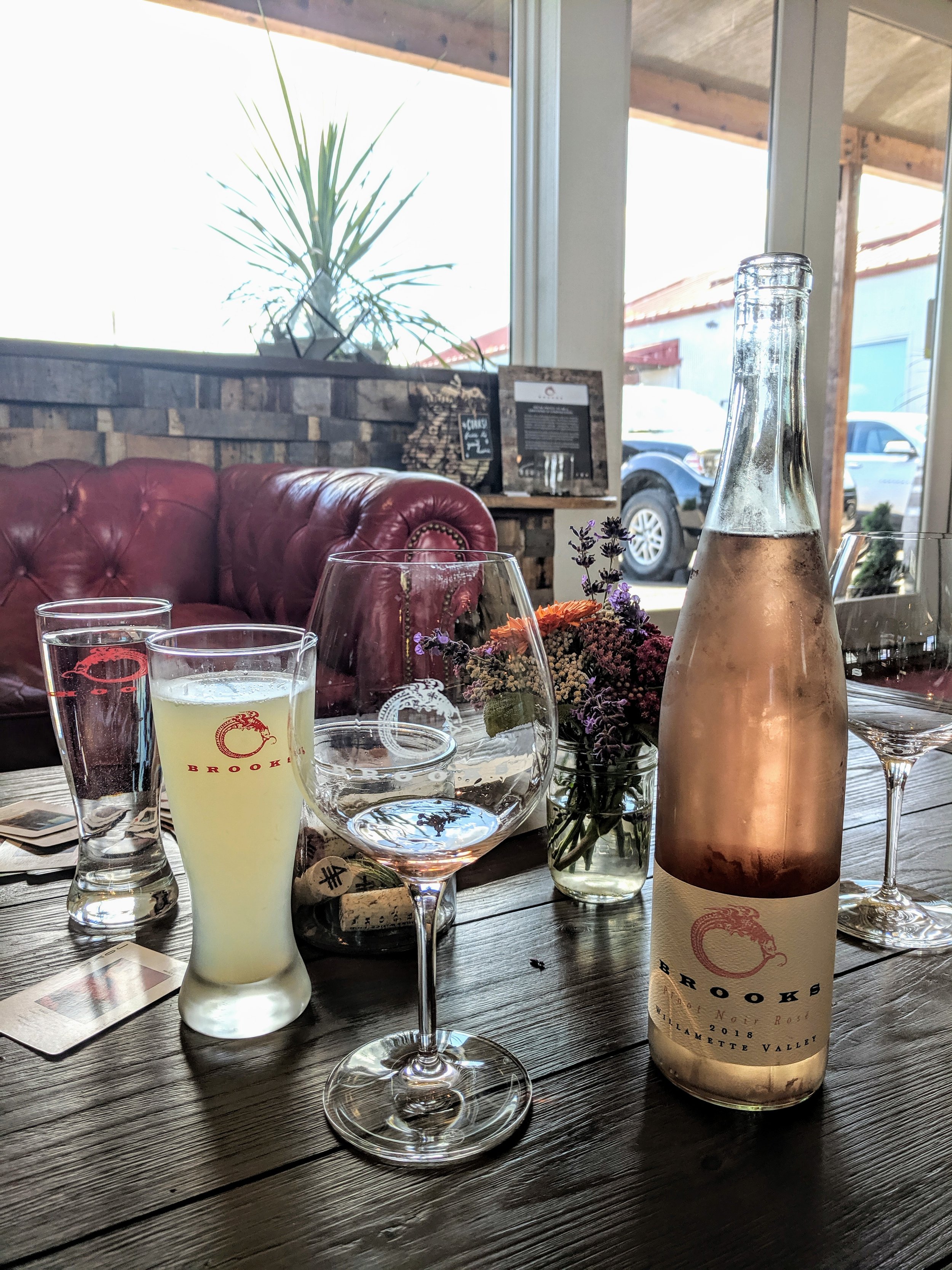  Rosé and lemonade at Brooks Wines 