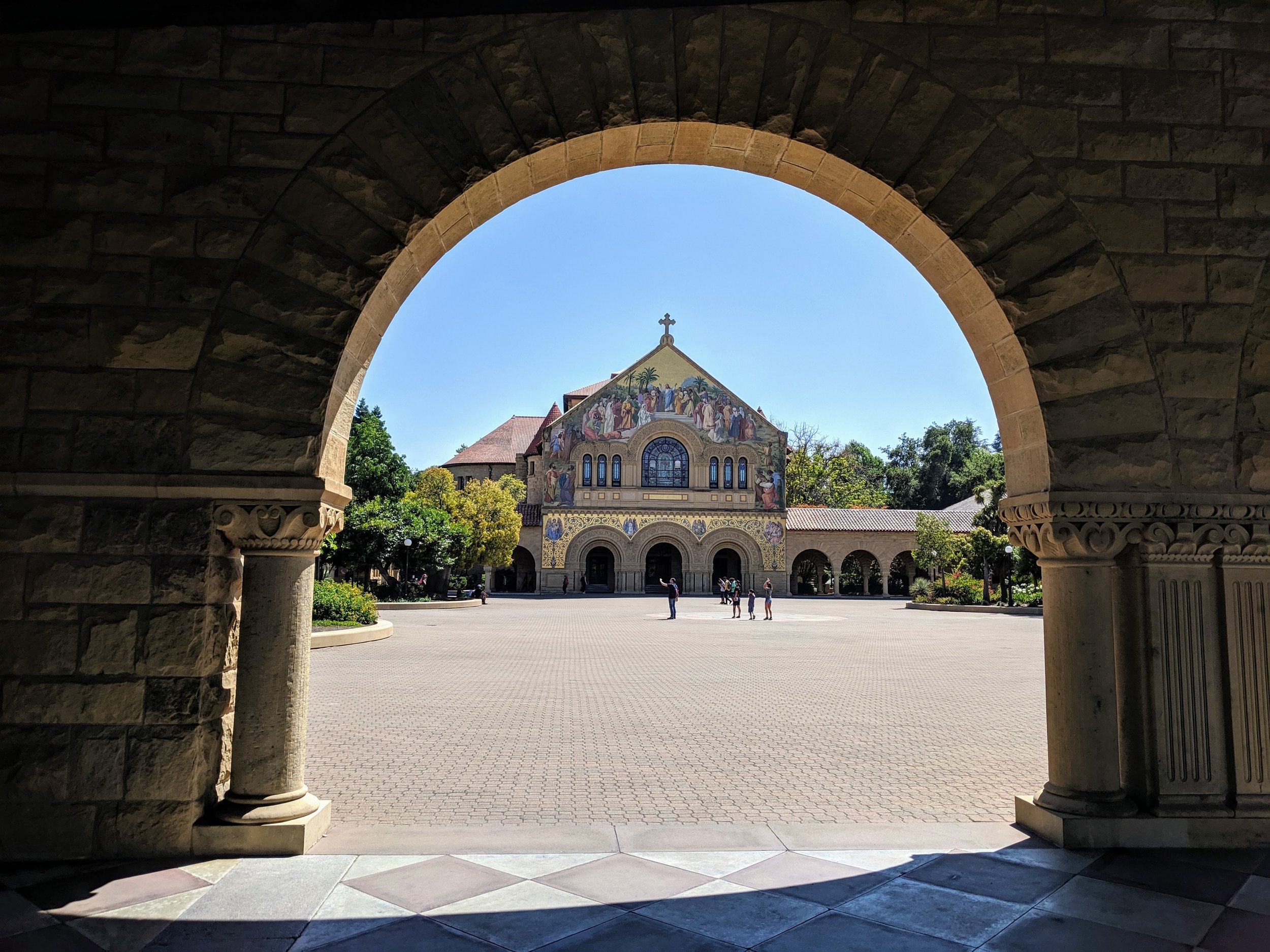  Stanford Memorial Church on the Quad. 