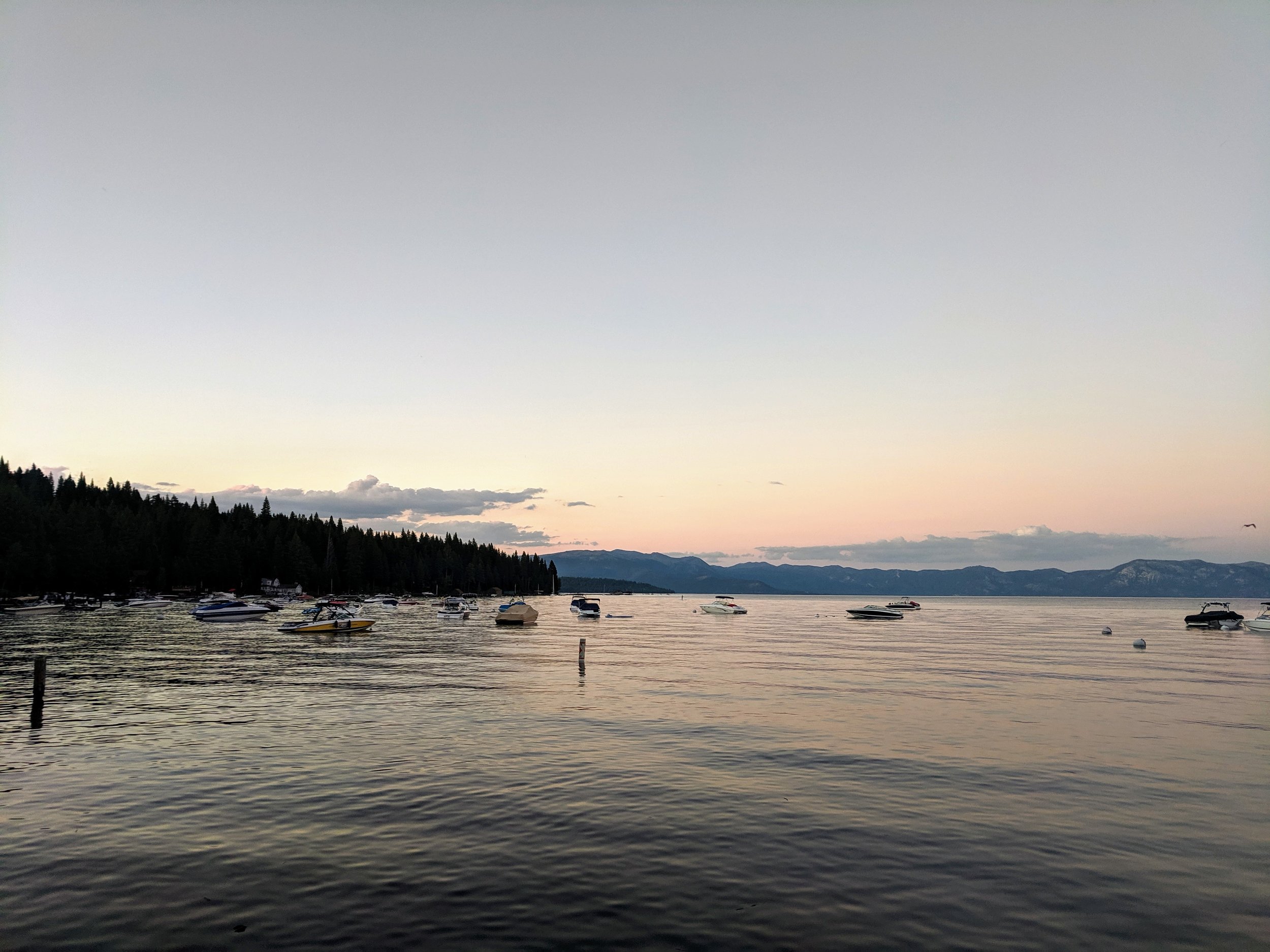  Sunset at Lake Tahoe 