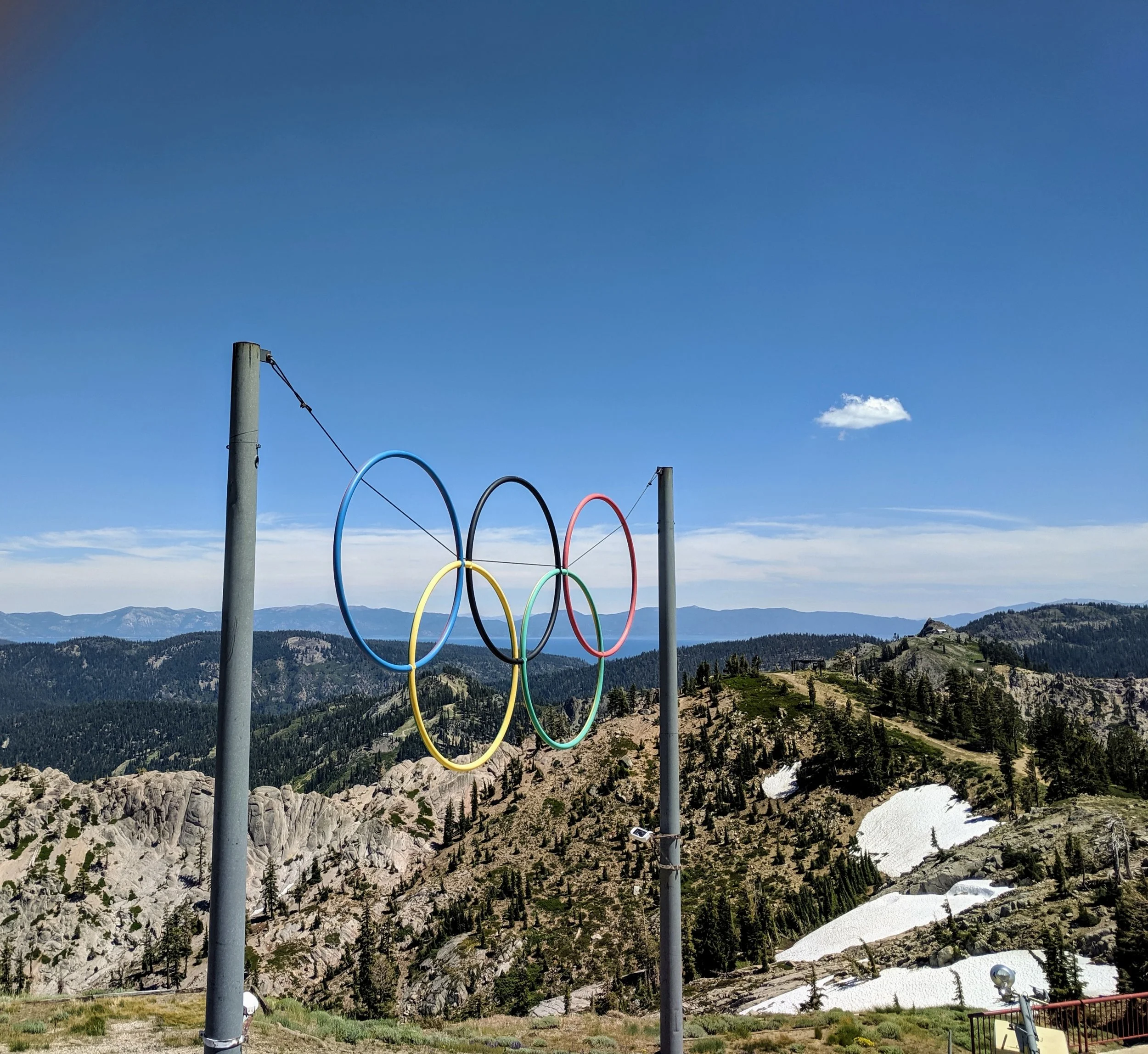 Olympic Rings at Squaw Valley.