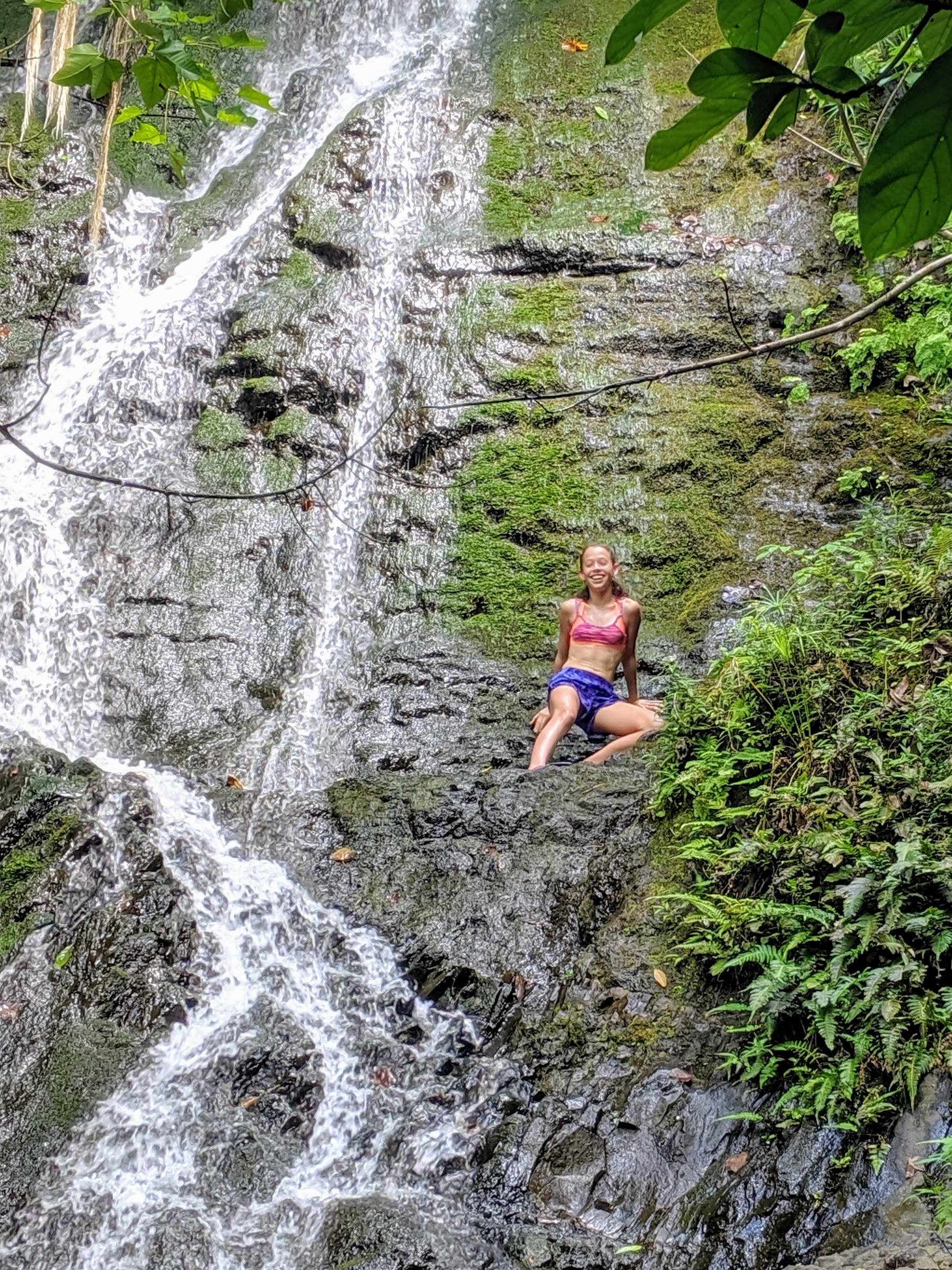 Climbing Likeke Falls