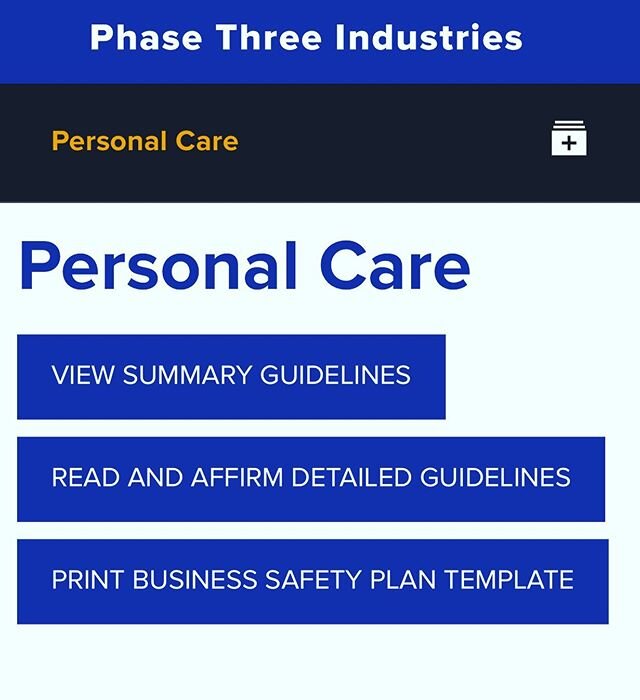 Reopening update- We had hoped to be included in Phase 2 of NYC&rsquo;s reopening but unfortunately we have been categorized as &ldquo;Personal Care Services&rdquo; which falls under Phase 3.  We aren&rsquo;t sure when that phase will begin.  We&rsqu