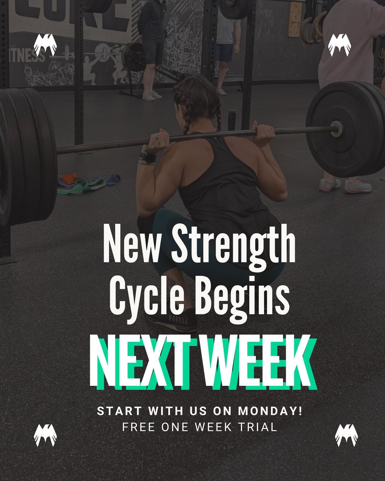 Whether you are trying to break through a max plateau or have avoided barbells your whole life, NEXT WEEK is the perfect time to start with us at The Core! 

Monday begins a whole new strength cycle so you can get in on ground level, track your progr