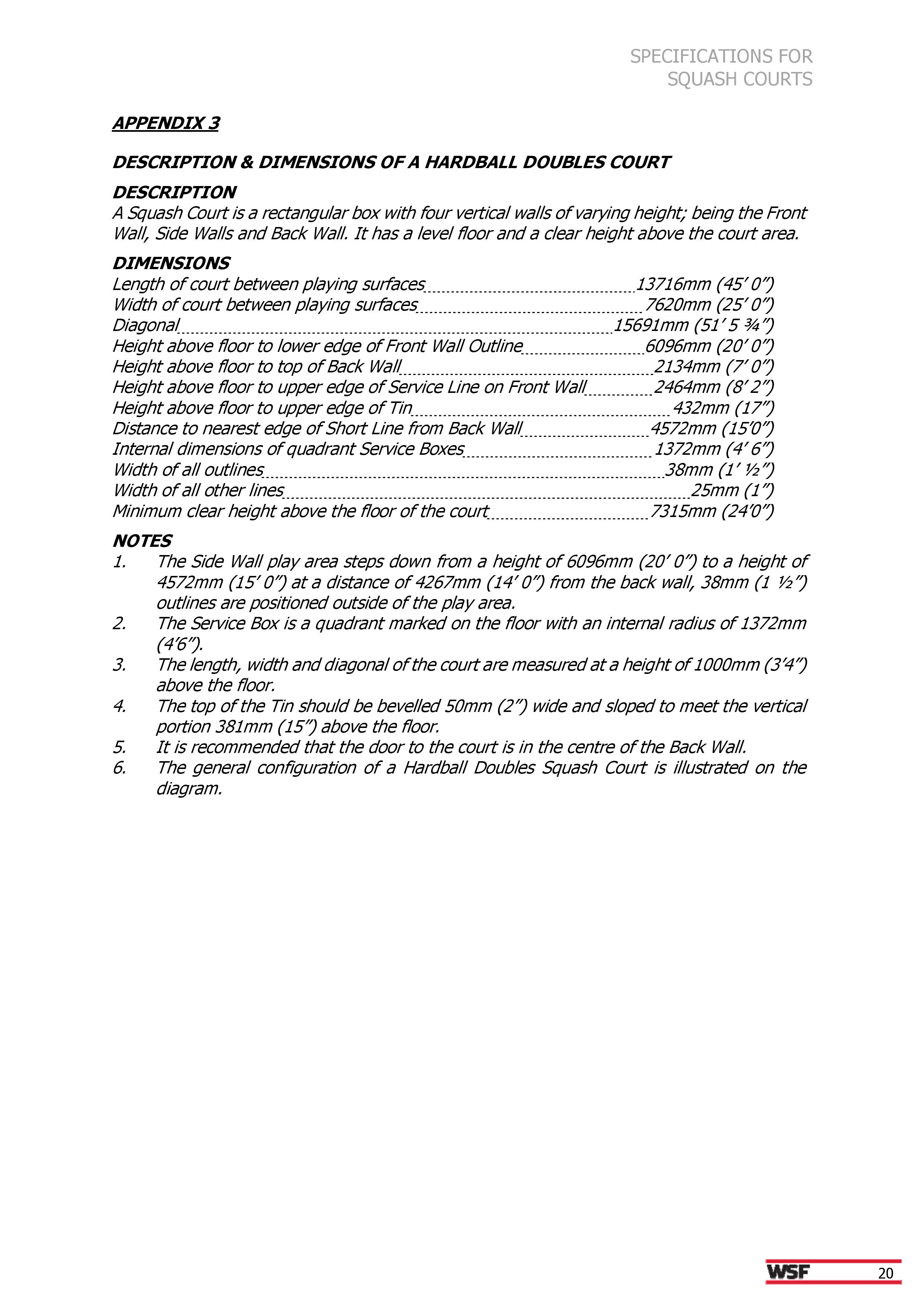 World Squash Federation Squash Court Specifications - Global Squash Coach - Page 23.jpg