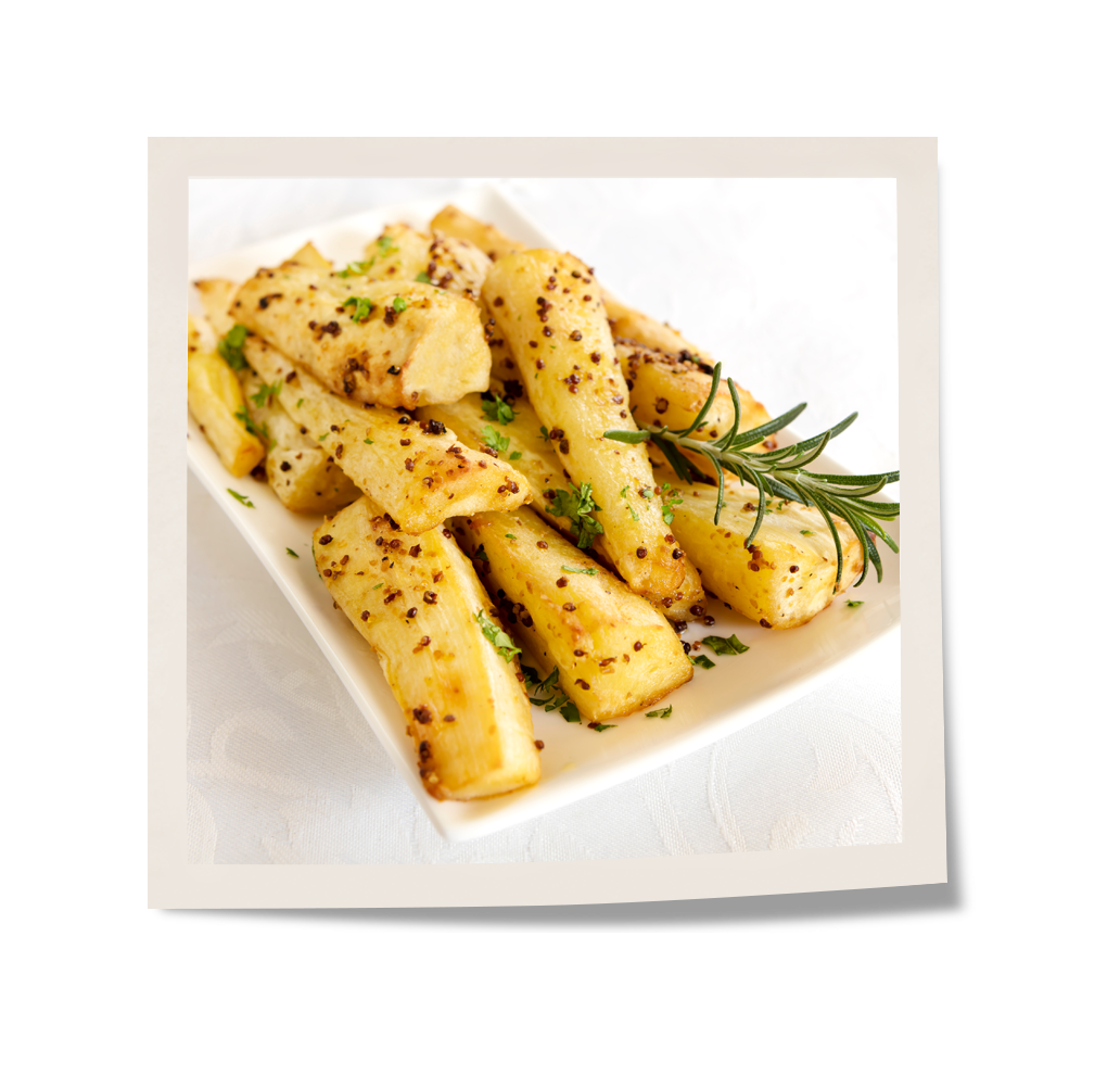Cider Roasted Parsnips — So Sweet