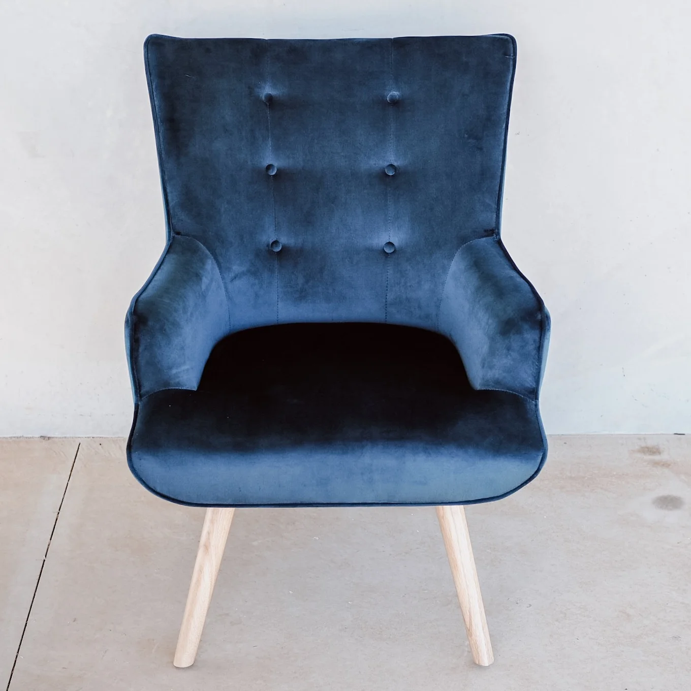 Navy Velvet Chairs — Modern Love Style Co.