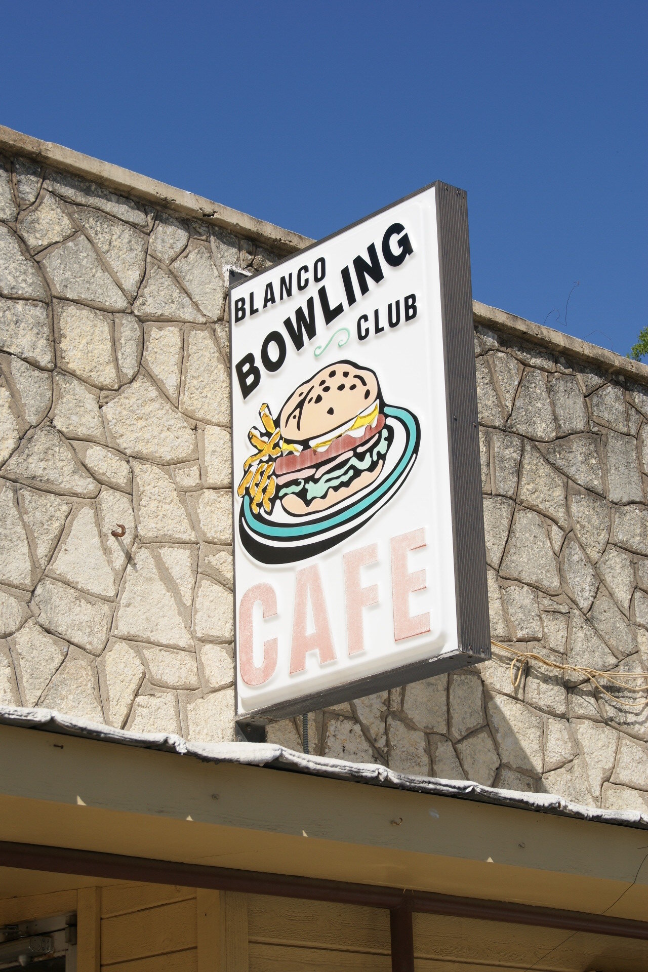 Blanco Bowling Alley Cafe sign.JPG