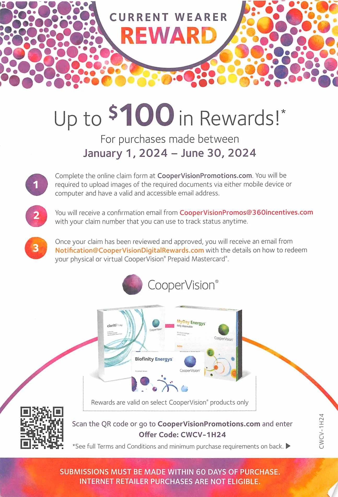 Get Up to a 200 Rebate on CooperVision Contact Lenses — Sunny Optometry