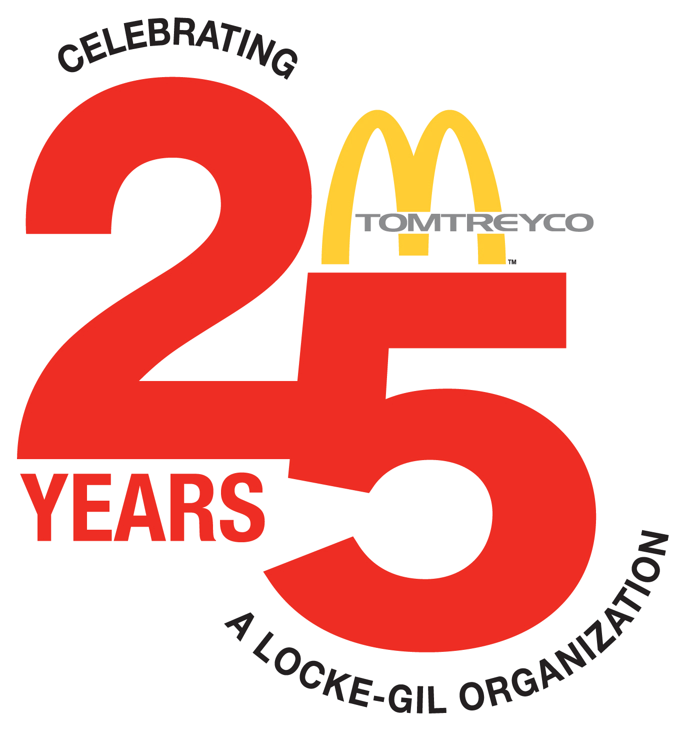 TomTreyCo 25 Years Logo