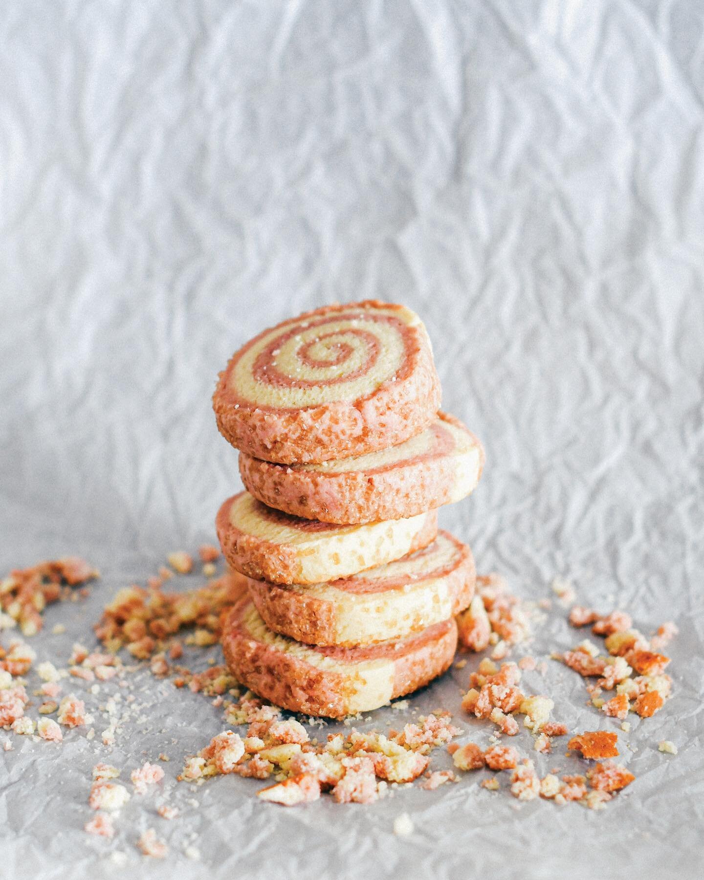 The issue 24 recipe&mdash;Almond Pinwheel Cookies with Sue&rsquo;s Strawberry Jam, created &amp; photographed by Lauren Wilcox (@lauren.m.wilcox), inspired by her mom (hi, Sue!!)

These cookies are a perfect spring/summer recipe, easily swapped out w